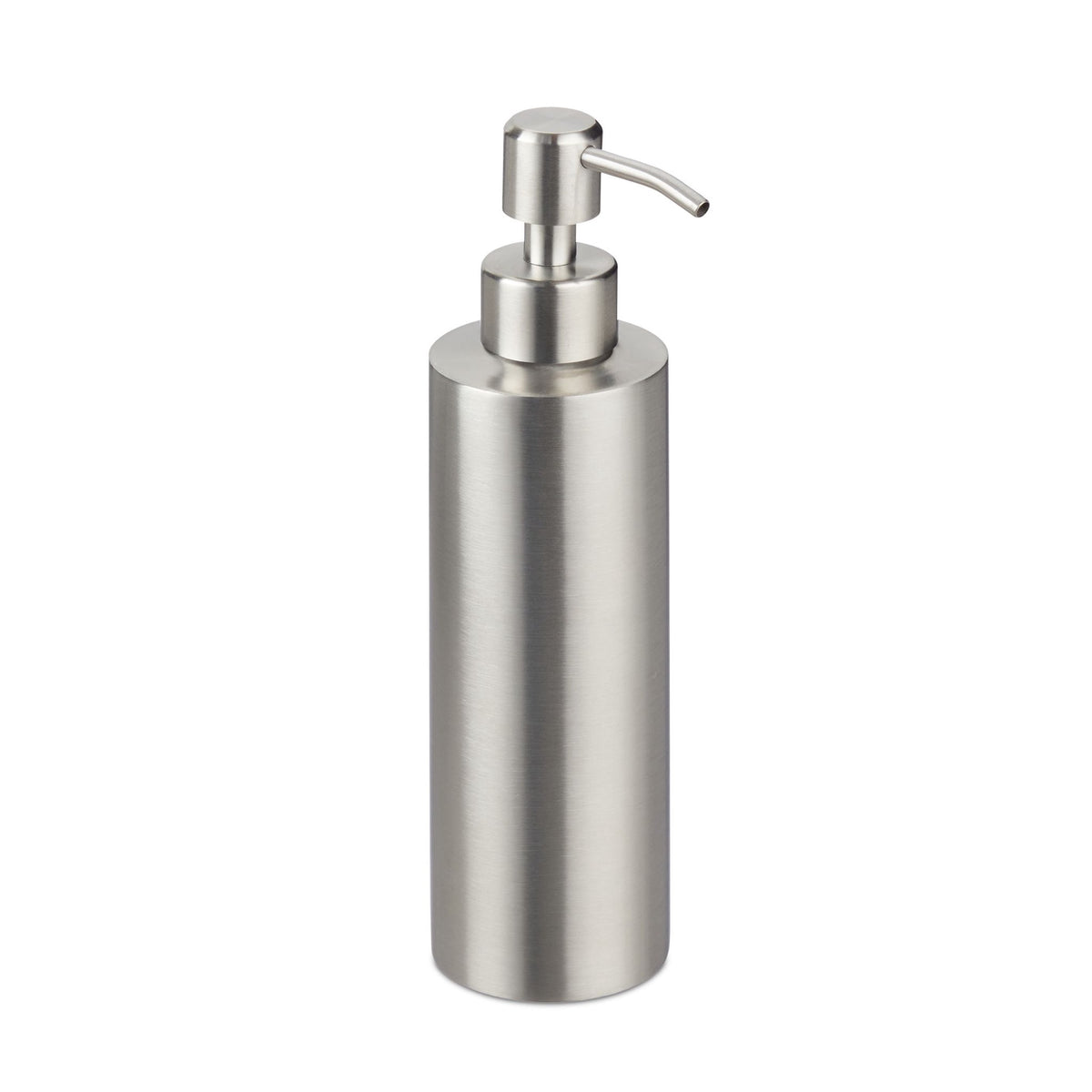 Soap pump in stainless steel