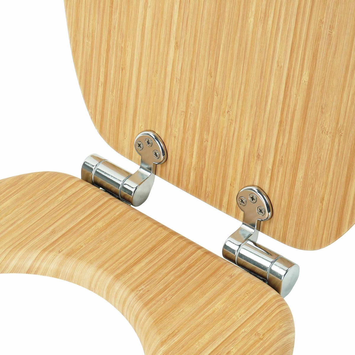 Soft-Close MDF Toilet Seat, Adjustable Hinges