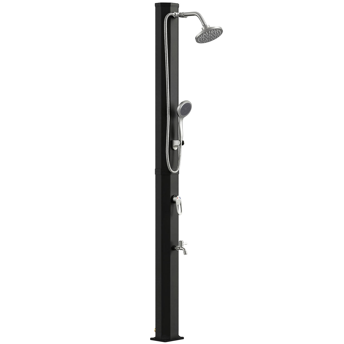 Solar Garden Shower 35L with Frost Protection and Rain Head