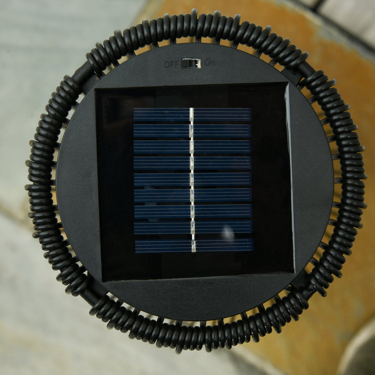Solar Lamp Garden Light Waterproof Garden Lamp With Light Sensor, Automatic Led, Black, 21.5 X 21.5 X 61 Cm