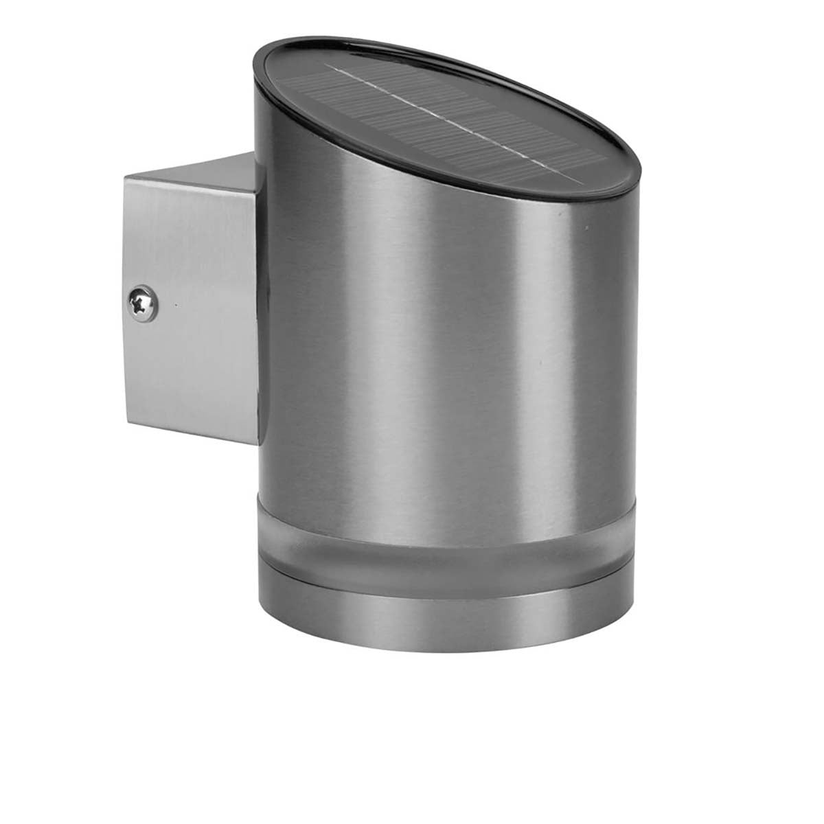 Solar Wall Lamp LEDs Silver