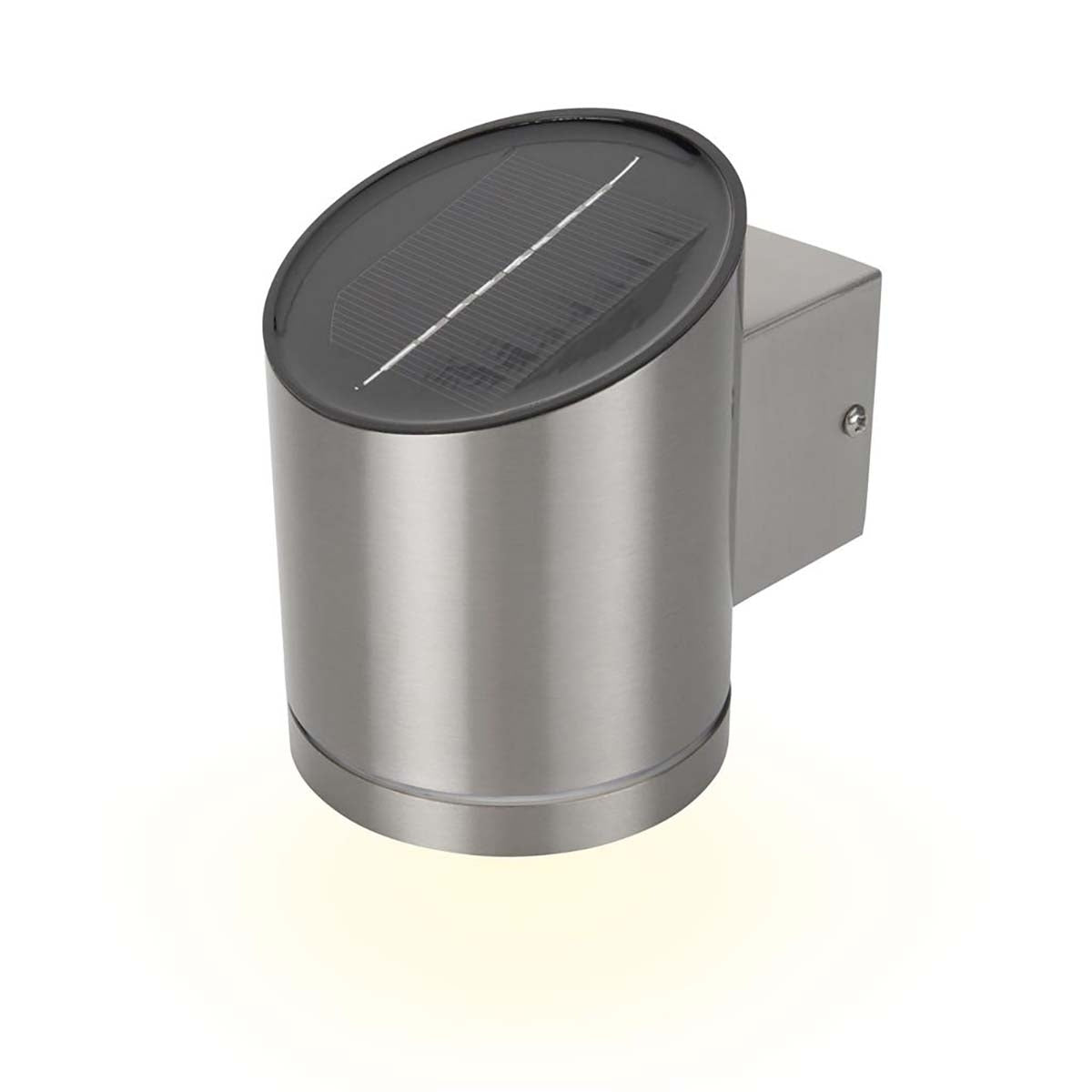 Solar Wall Lamp LEDs Silver