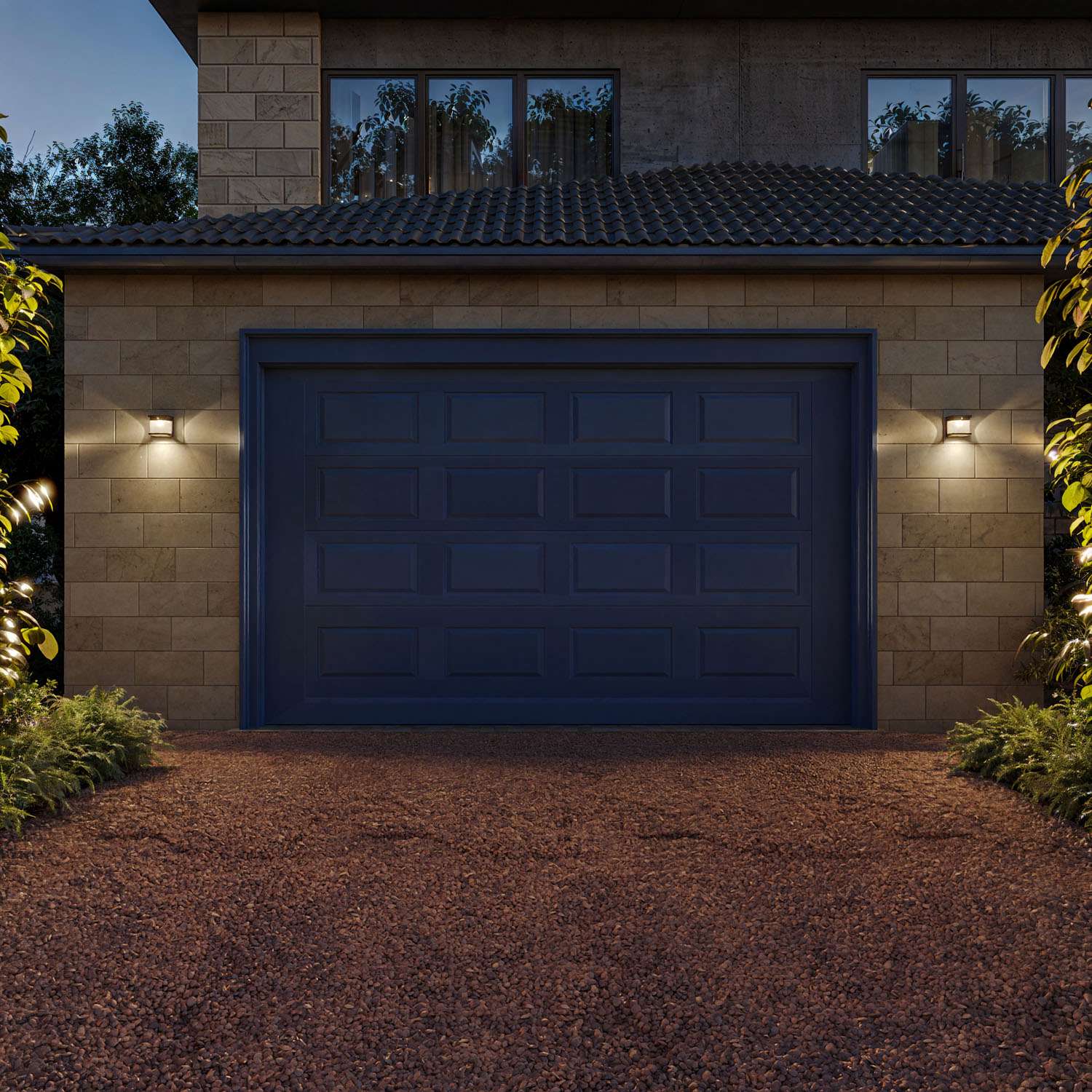 Solar Wall Light with Motion Sensor – Black, LED, IP44