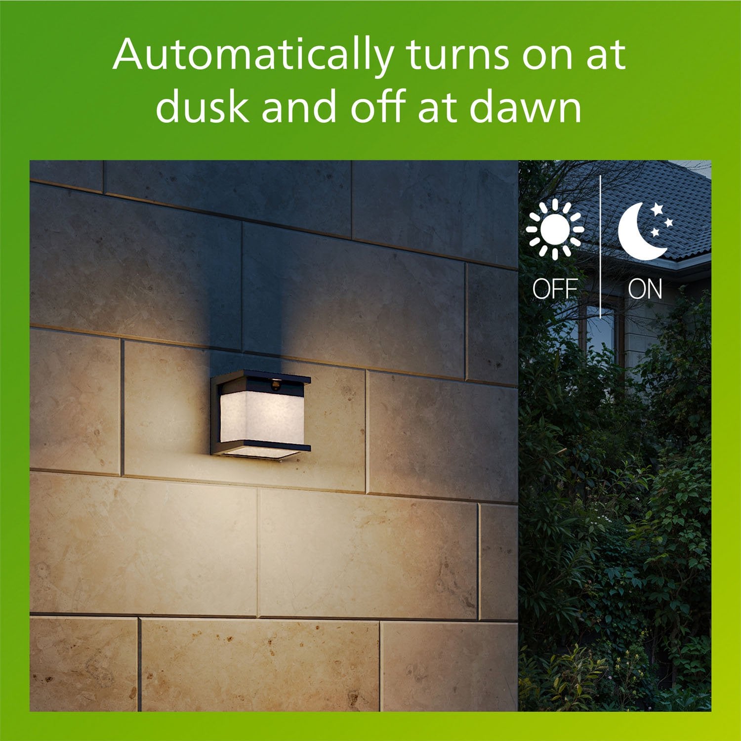 Solar Wall Light with Motion Sensor – Black, LED, IP44