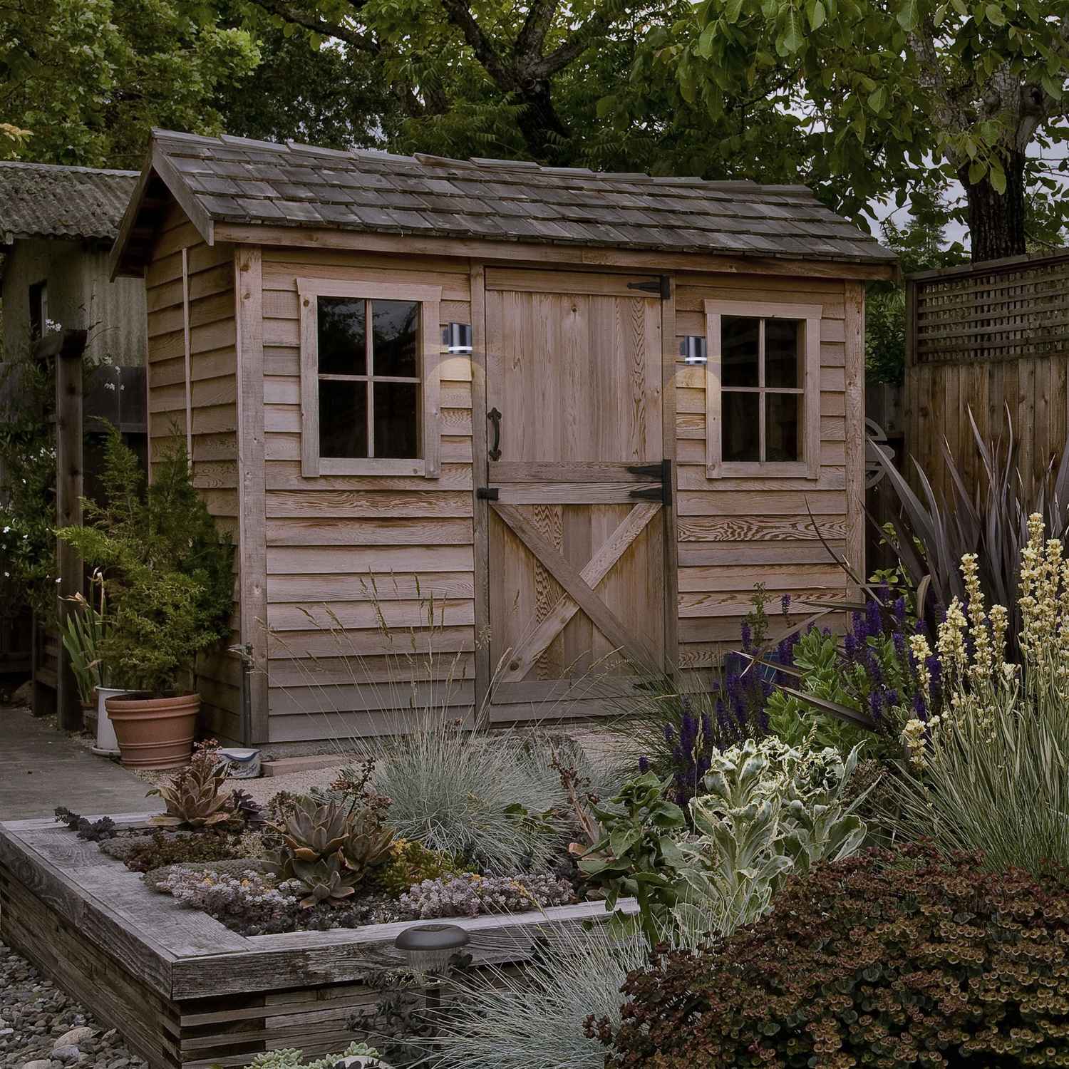 Solar cell lighting Wall mounted Angled 35lm