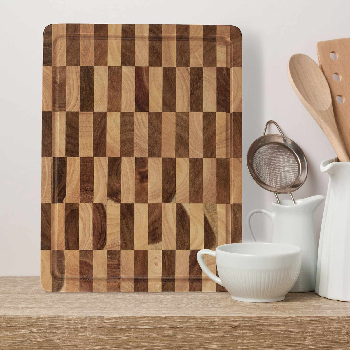 Solid Cutting Board Made from Wood