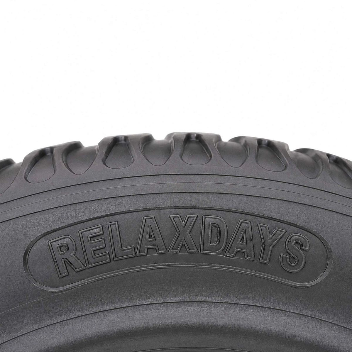 Solid Rubber Wheelbarrow Wheels, 3.25-8, Set of 2