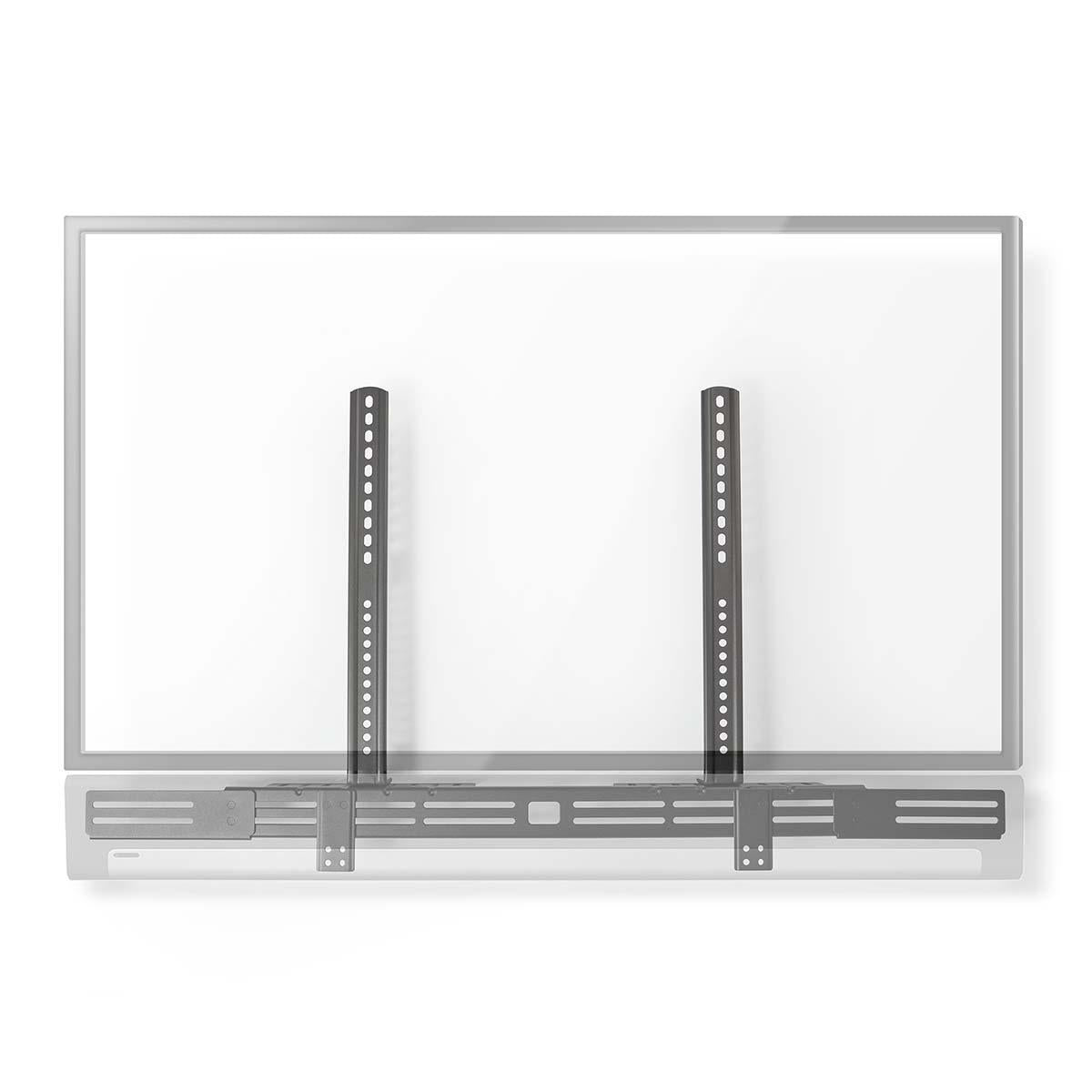 Soundbar Mount | Compatible with: Universal | Connected to the TV | 10 kg | Depth adjustment | Steel | Black