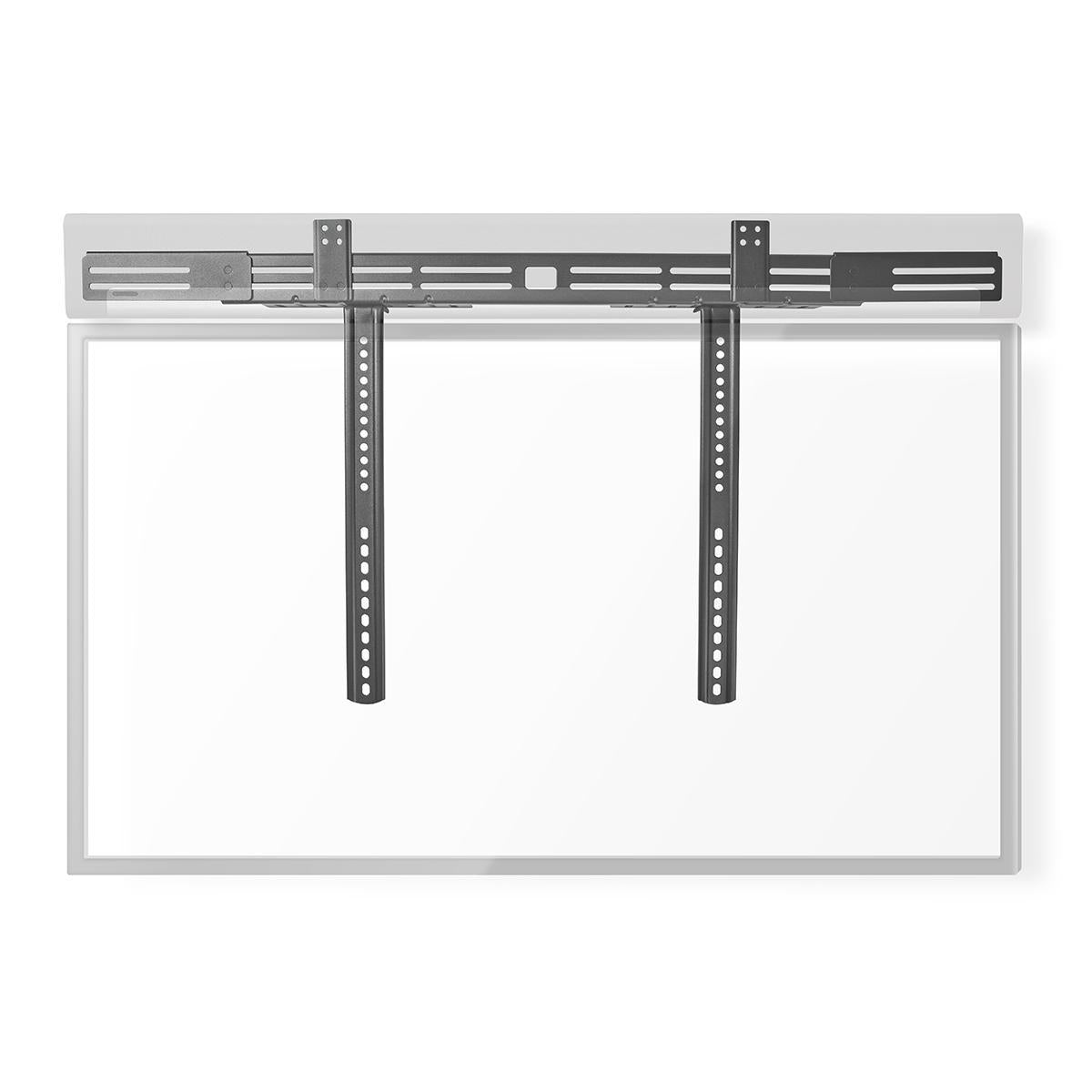 Soundbar Mount | Compatible with: Universal | Connected to the TV | 10 kg | Depth adjustment | Steel | Black