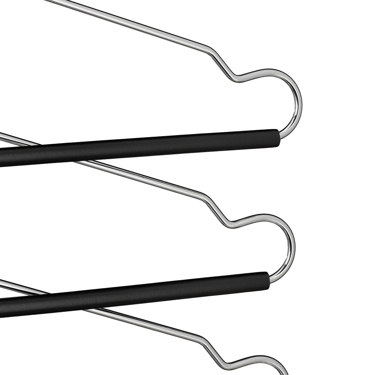 Space-saving bracket multiple black