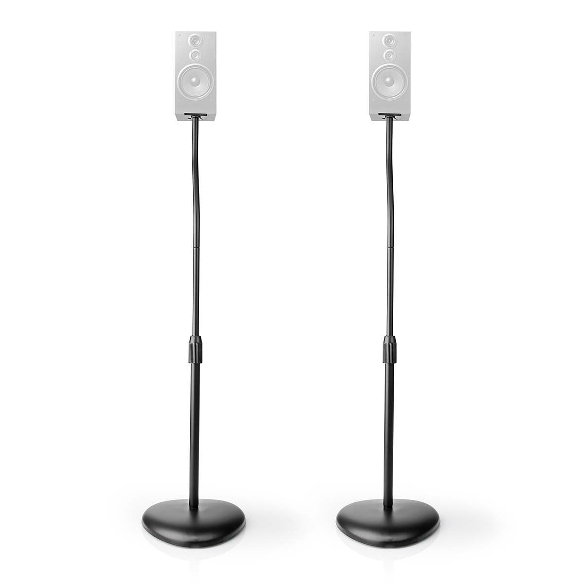 Speaker Bracket | Compatible with: Universal | Floor | 4.5 kg | Height adjustable | ABS / Steel | Black