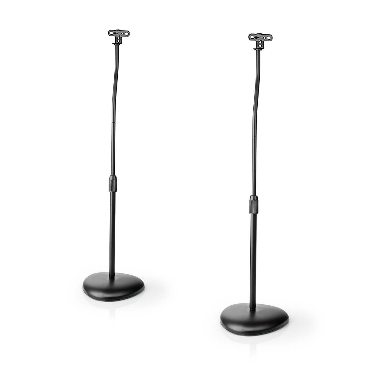 Speaker Bracket | Compatible with: Universal | Floor | 4.5 kg | Height adjustable | ABS / Steel | Black