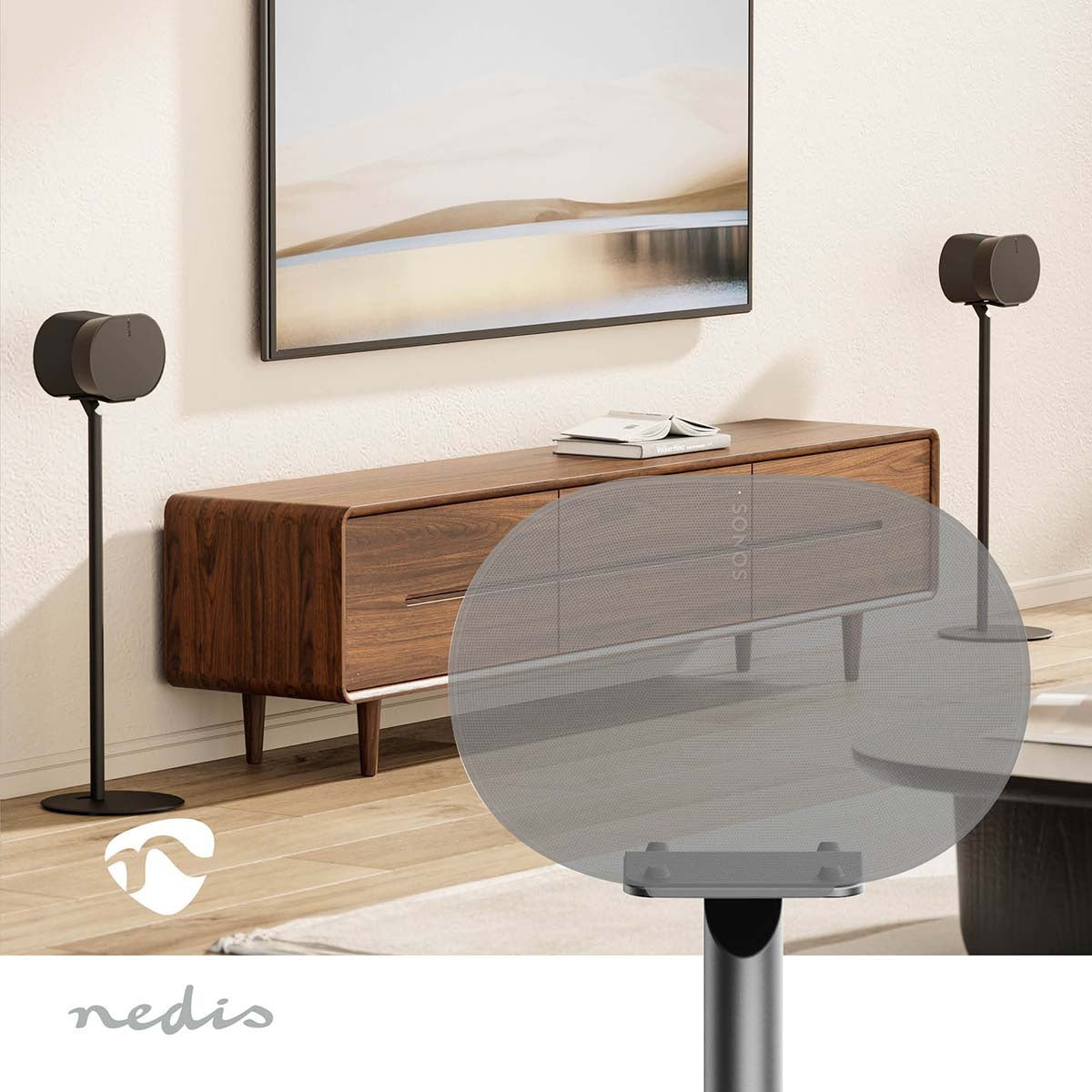 Speaker Mount | Compatible with: Sonos® Era300 | Stand | 5 kg | Fixed | ABS / Metal | Black