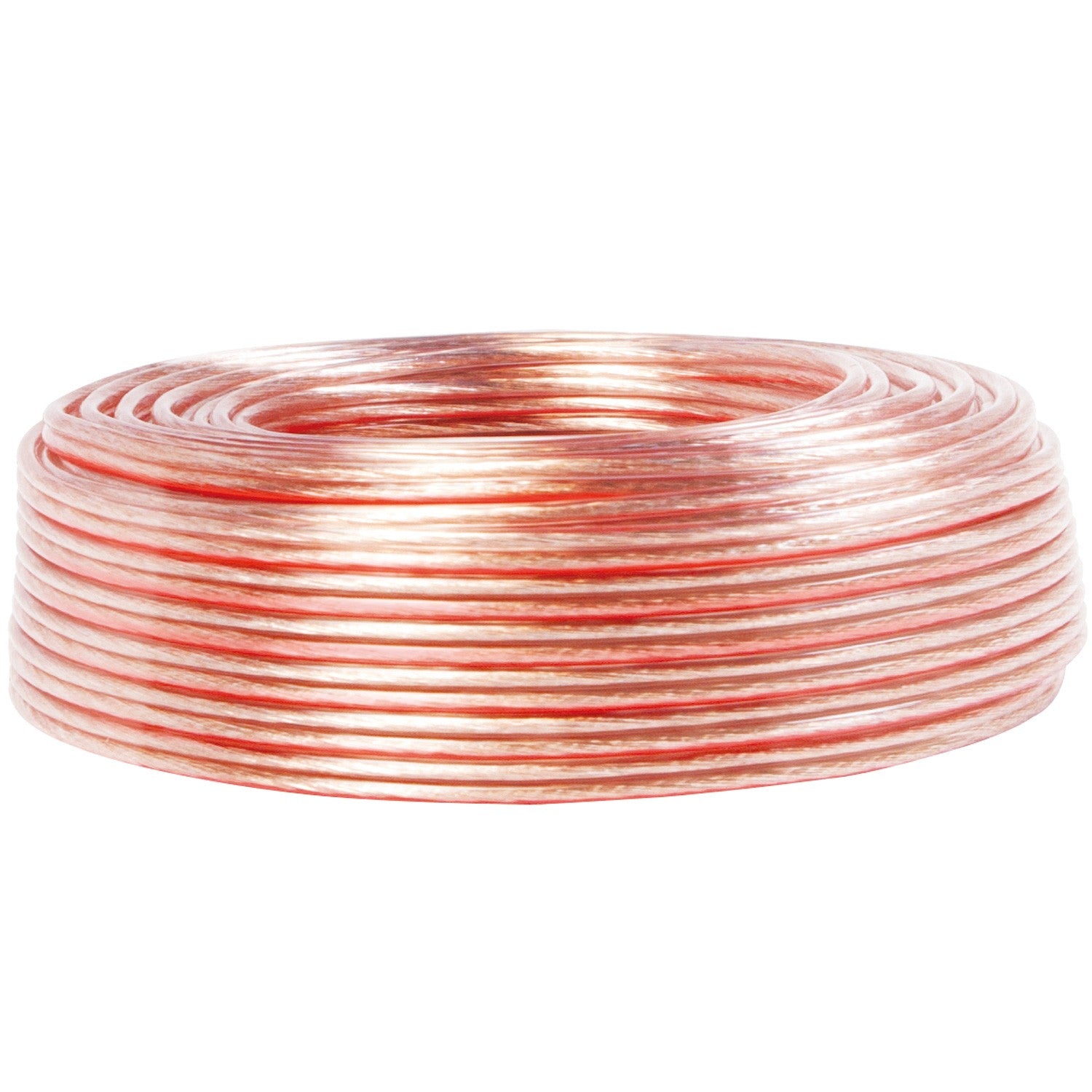 Speaker cable 2x1.5 100m Transparent