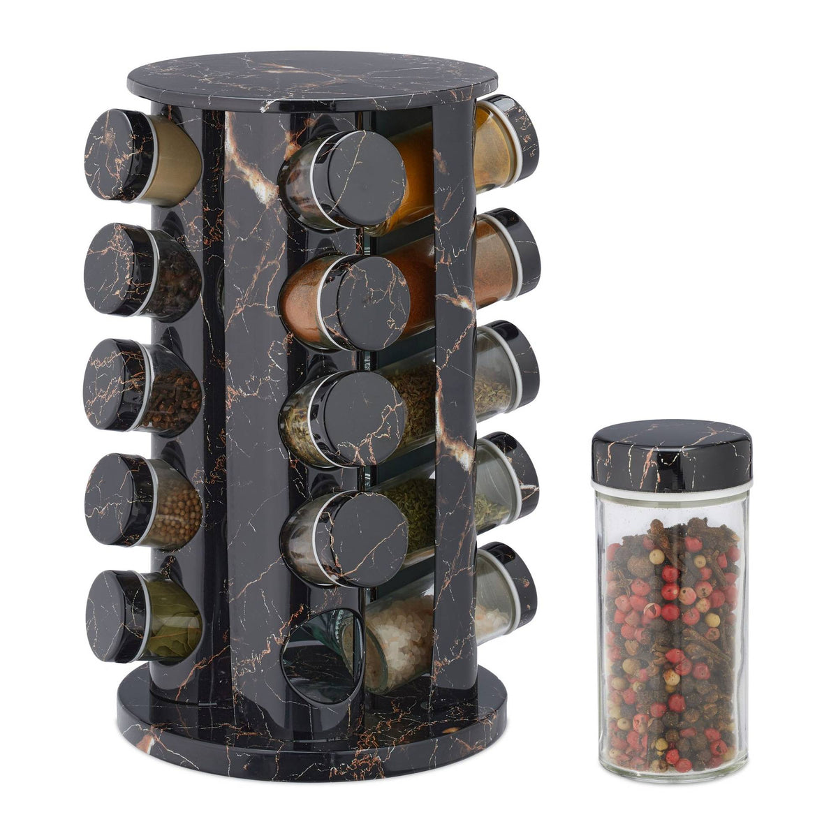 Spice carousel in marble look