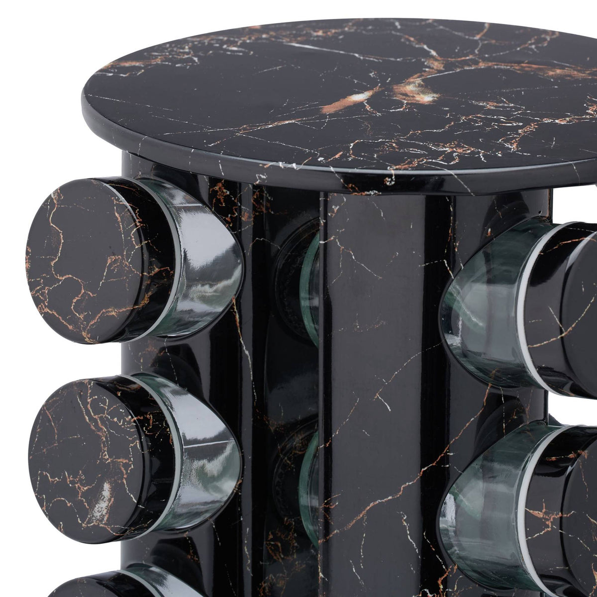 Spice carousel in marble look
