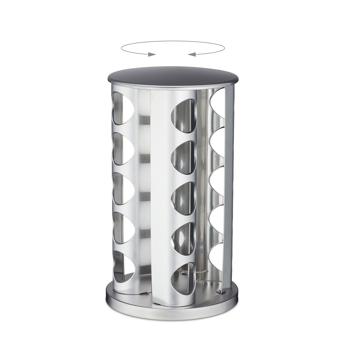 Spice carousel in stainless steel