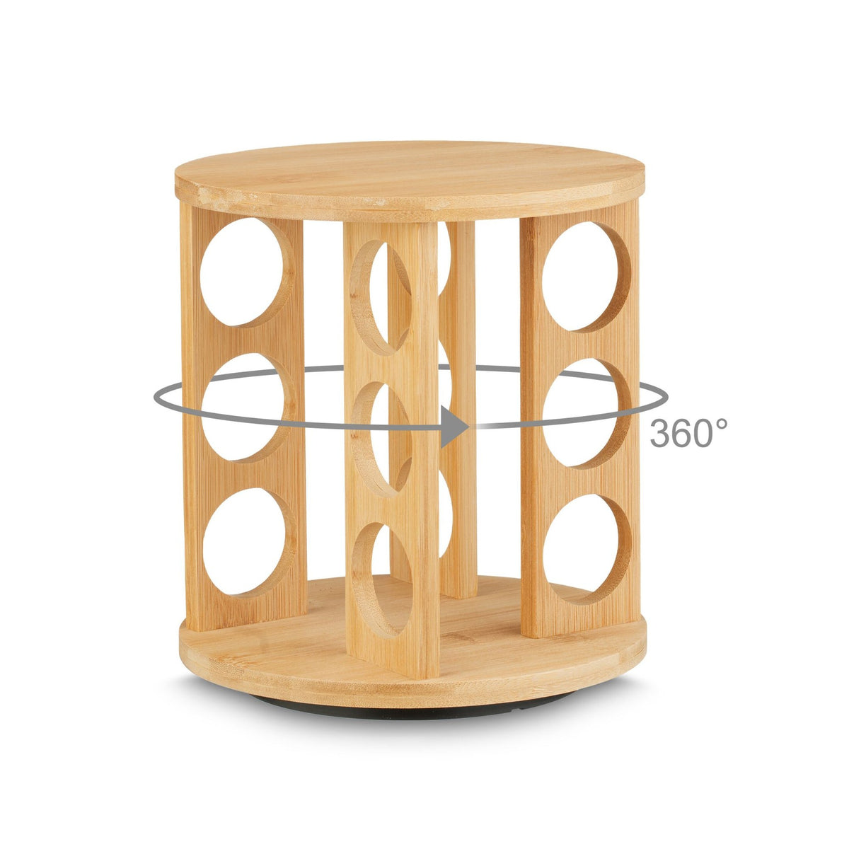 Spice carousel with 12 jars