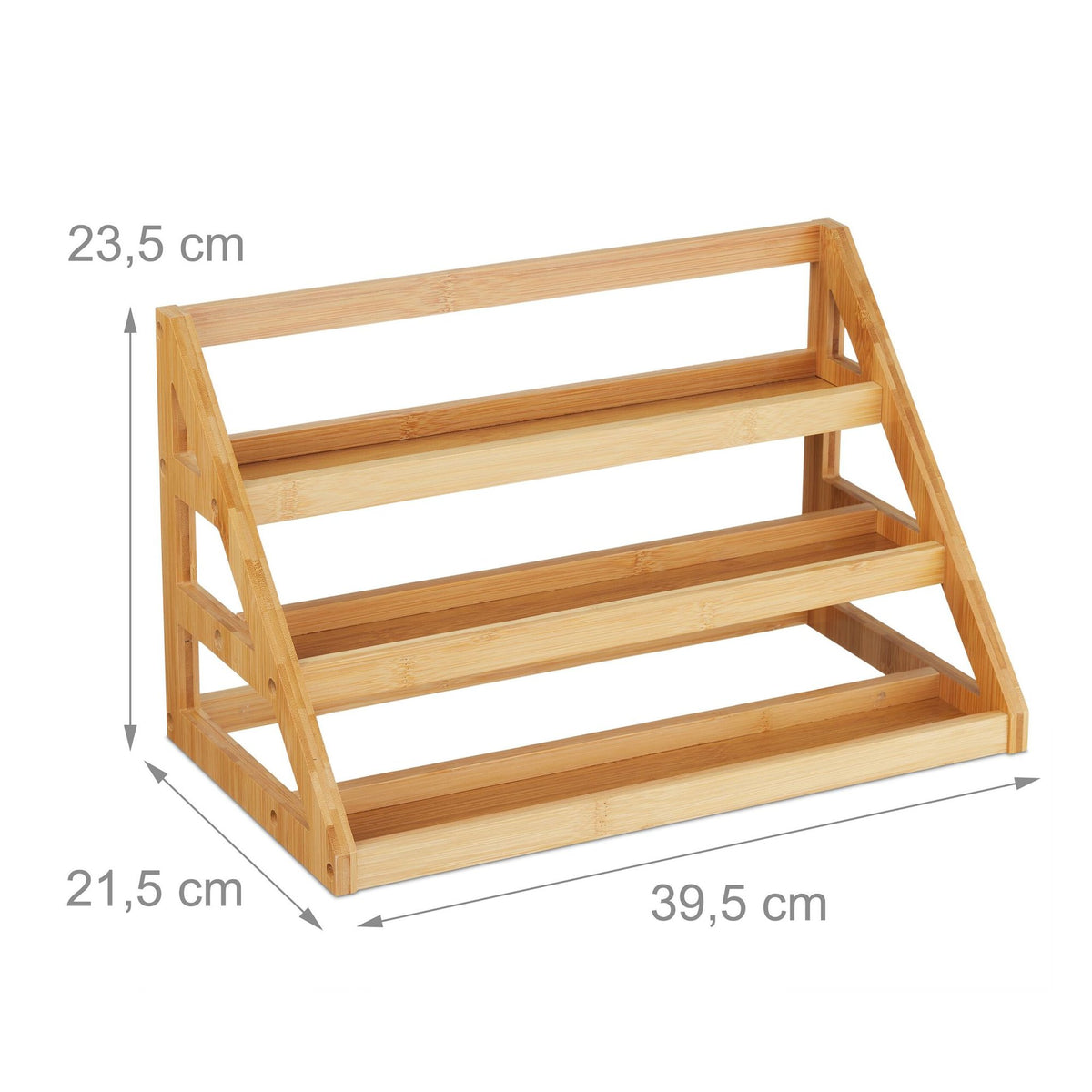 Spice rack in bamboo