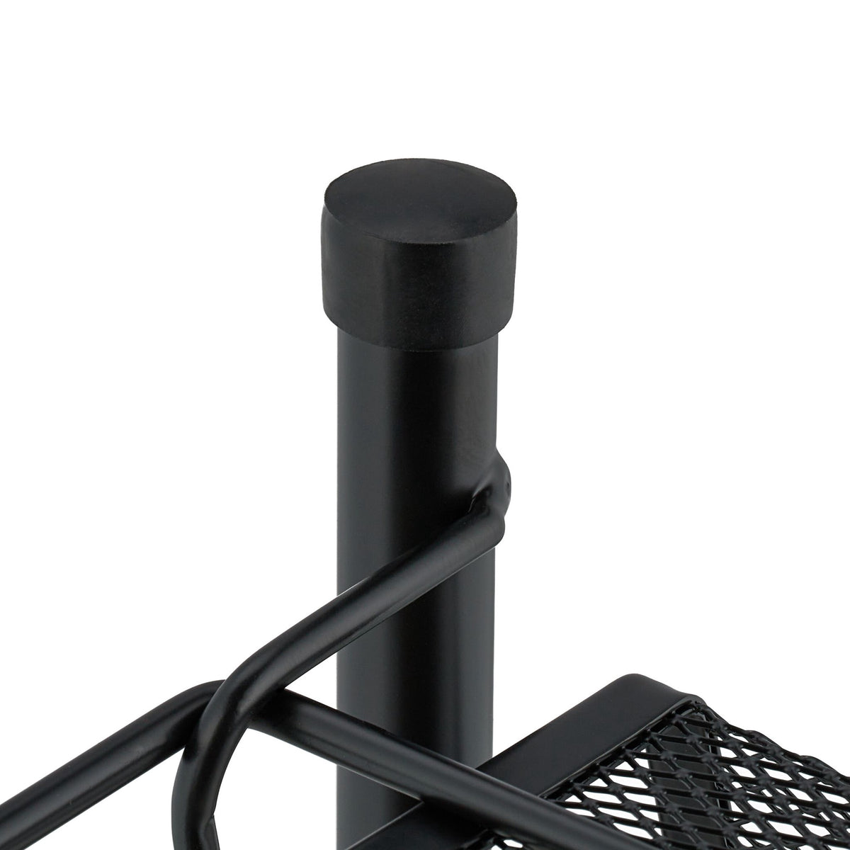 Spice rack with 2 metal shelves