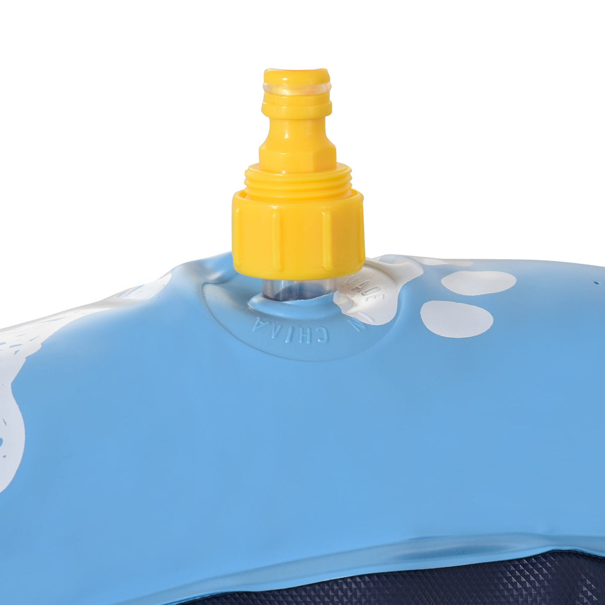Splash Sprinkler Pad 170Cm Spray Water Feature Mat Dog Water Sprinkler Anti-Slip Outdoor Pvc Blue