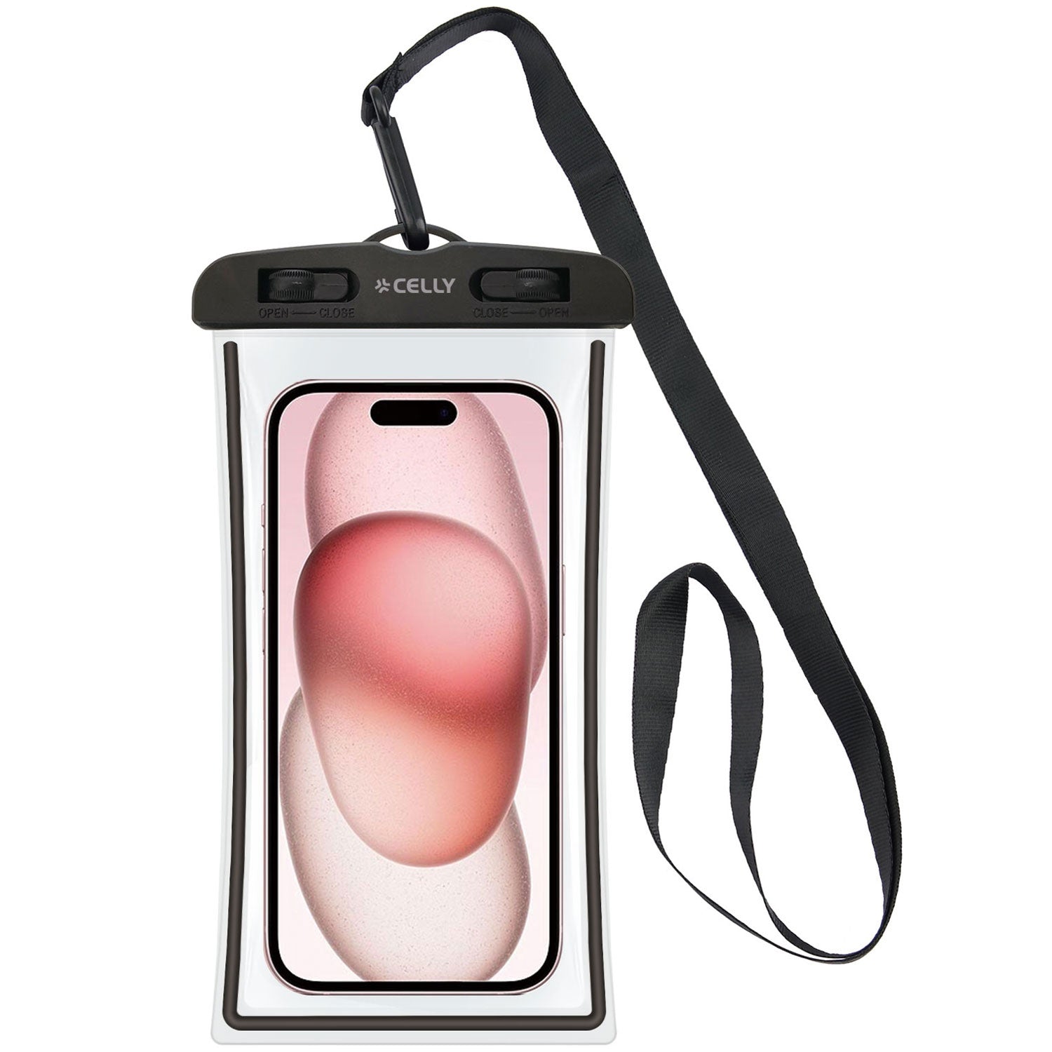 Splashbag Waterproof bag IPX8 max 6.5" Black