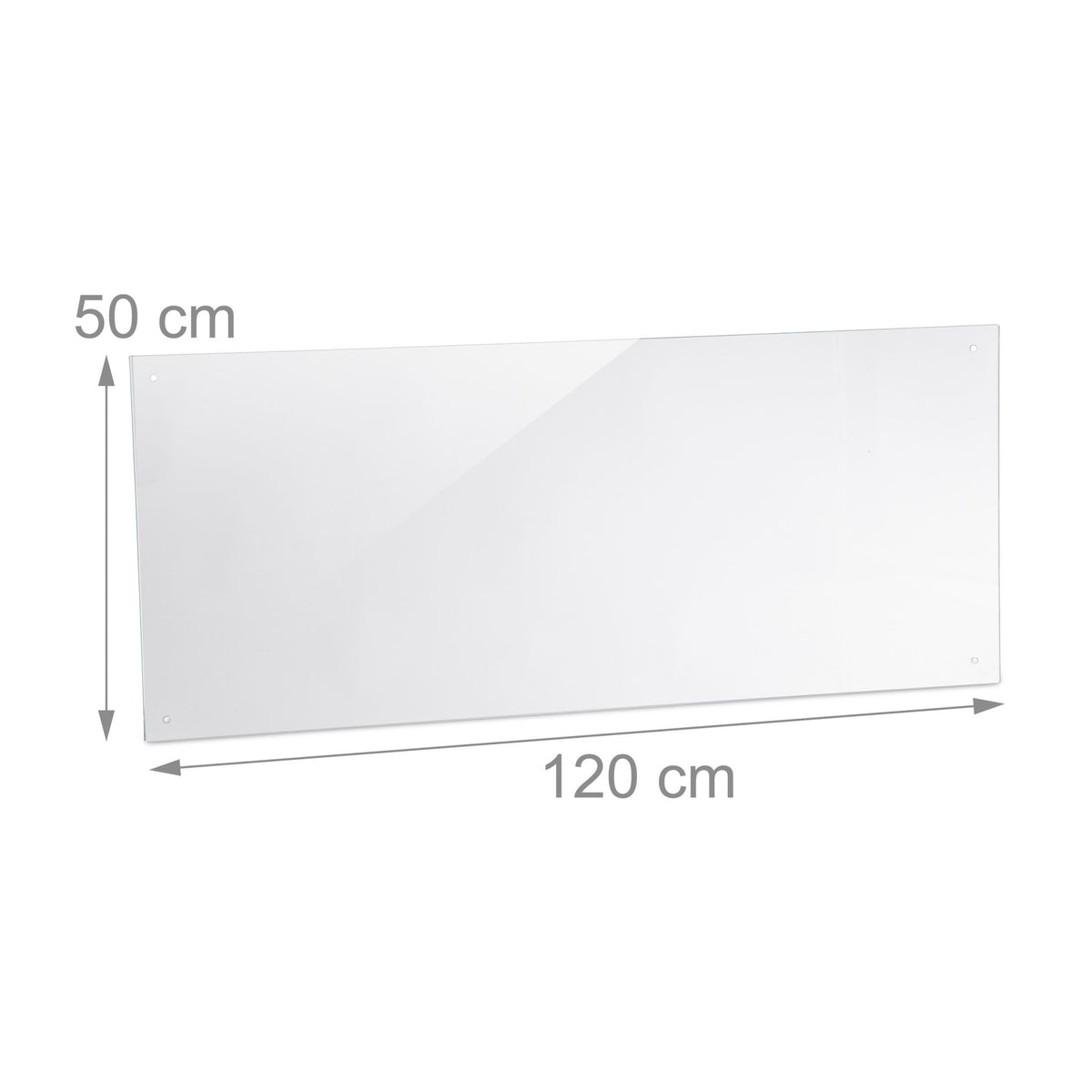 Splash guard for kitchen 120 cm