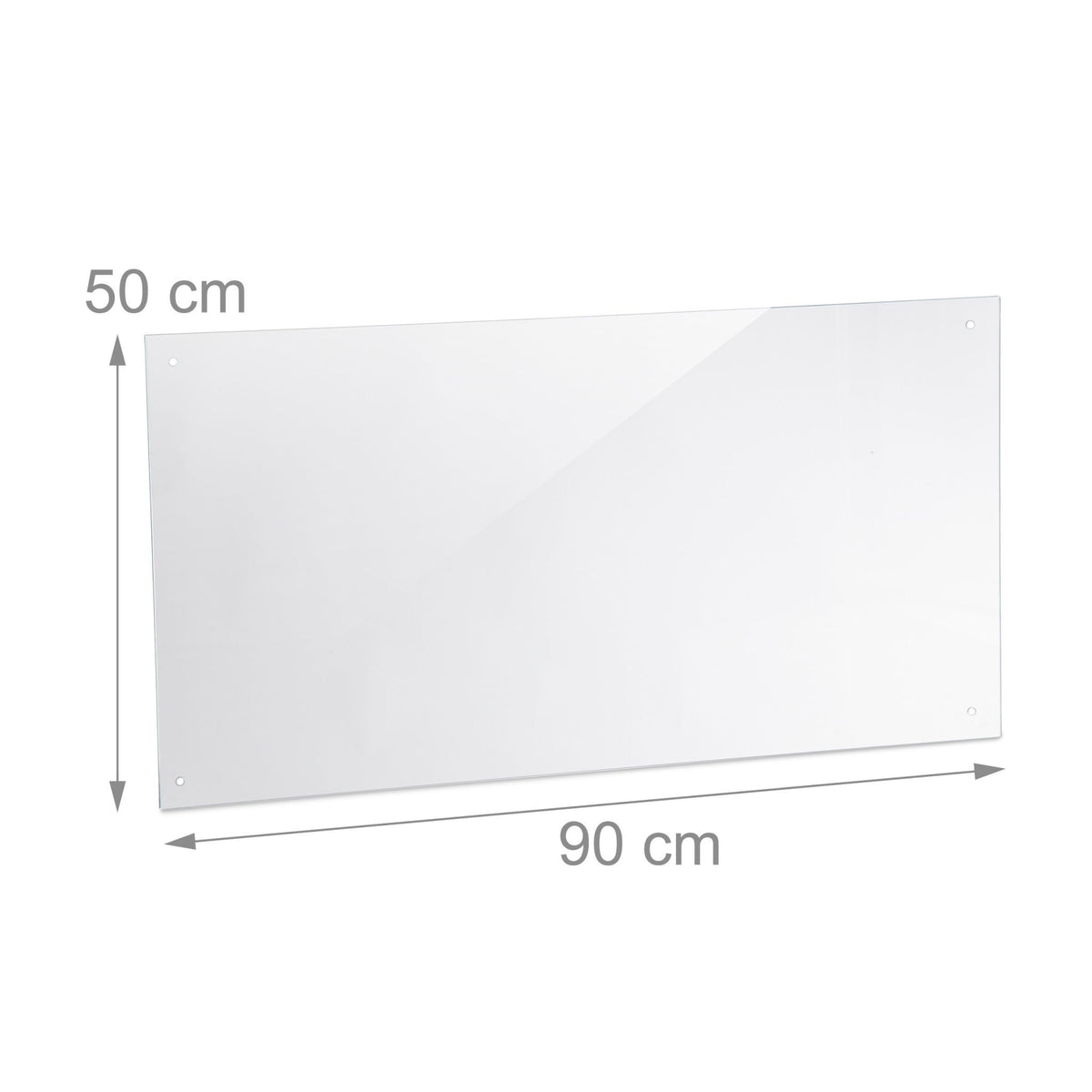 Splash guard for kitchen 90 cm