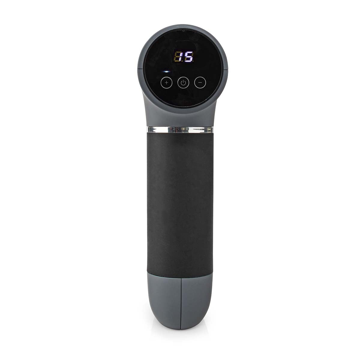 Sports Massage Gun | Battery powered | Built-in lithium ion | Rechargeable | 6 massage modes | USB cable | Gray