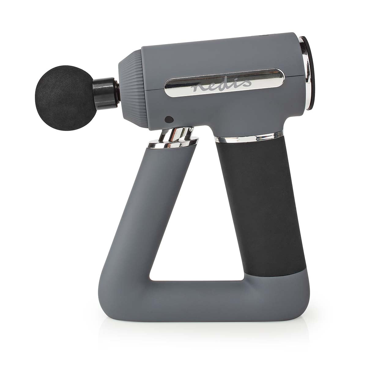 Sports Massage Gun | Battery powered | Built-in lithium ion | Rechargeable | 6 massage modes | USB cable | Gray