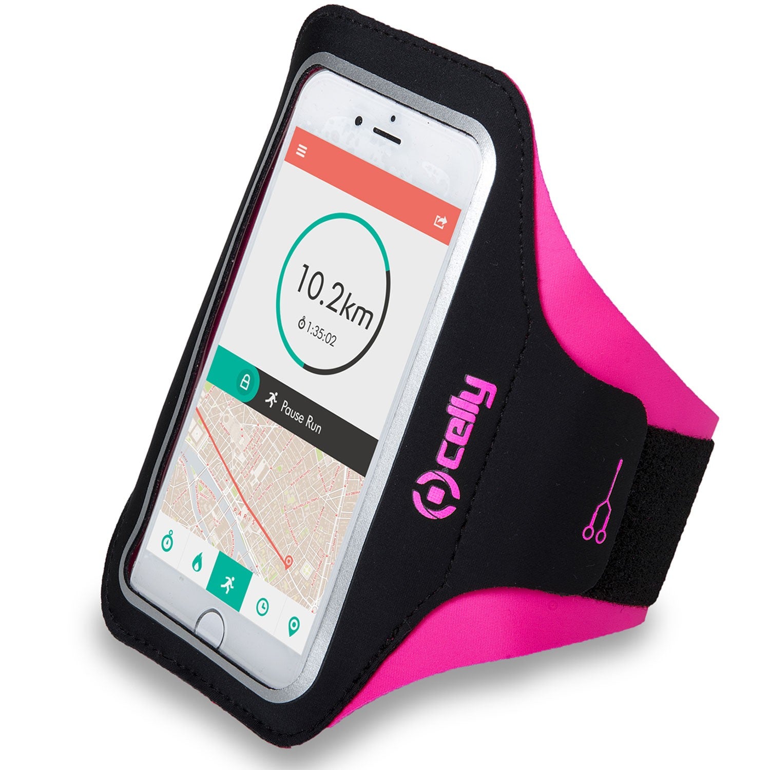Sports bracelet XXL max 6.2" Pink