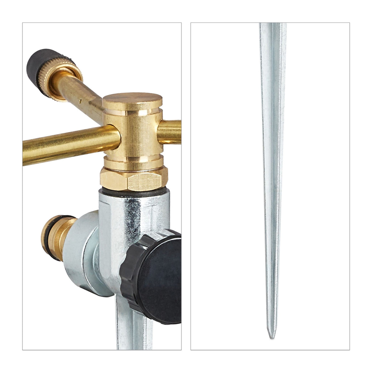 Sprinkler 3-armed with ground anchor