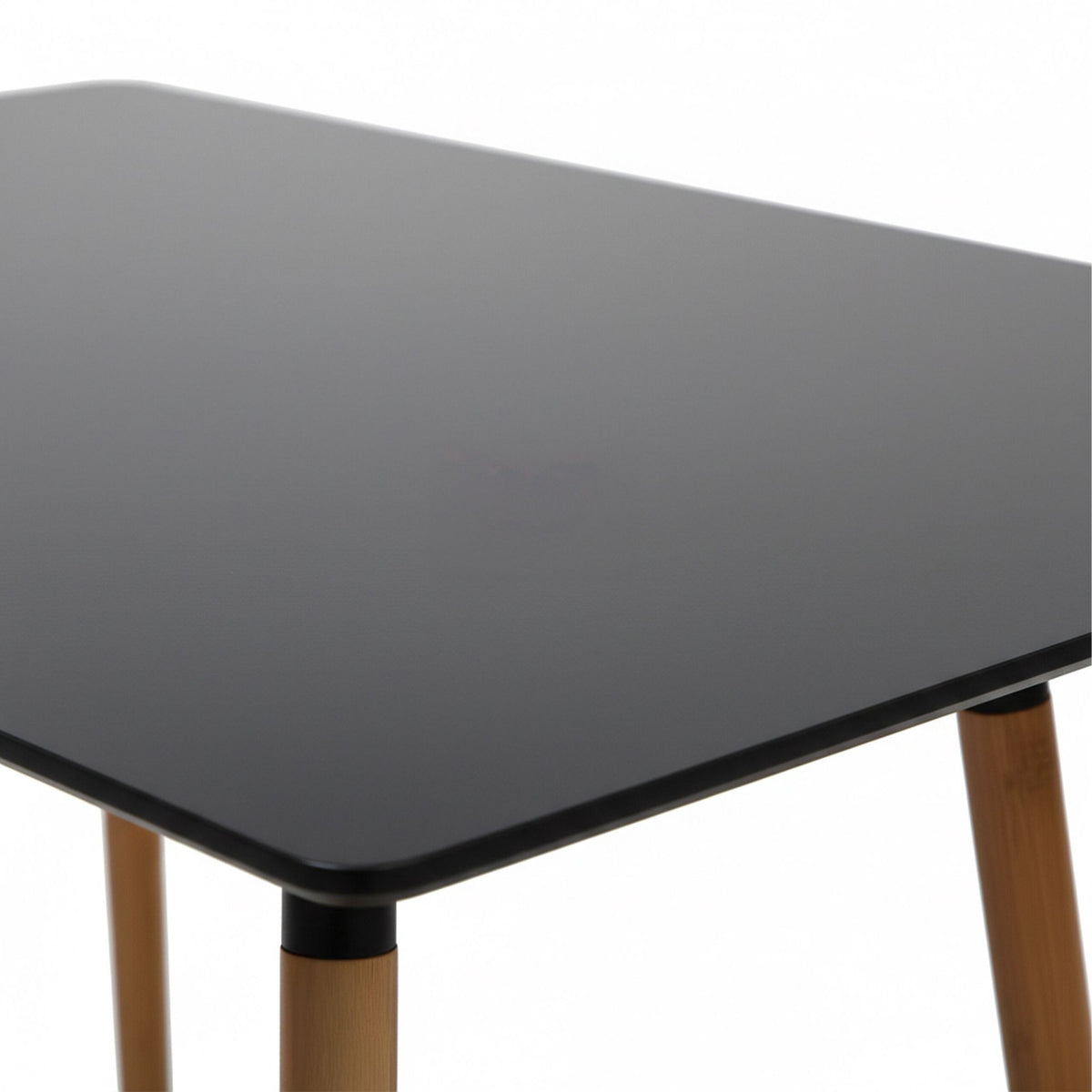 Square Dining Table with Bamboo Legs