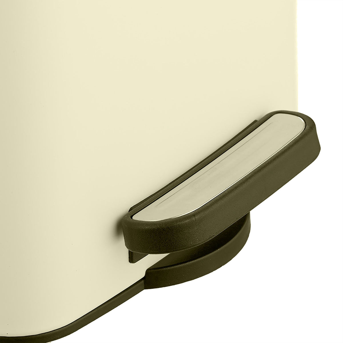 Square Pedal Bin 8L with Liners – Soft-Close, Hands-Free