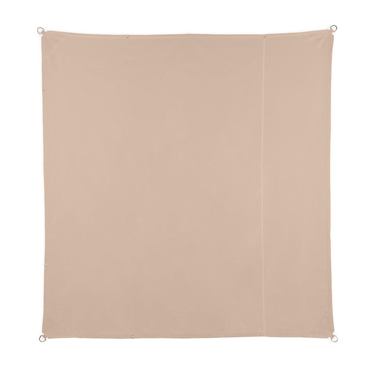 Square Sun Shade Sail, Beige – UV-Resistant Polyester