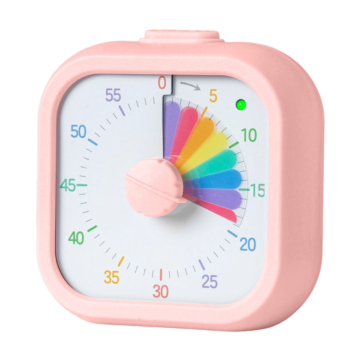 Square Visual Timer with Adjustable Volume, 60-Minute