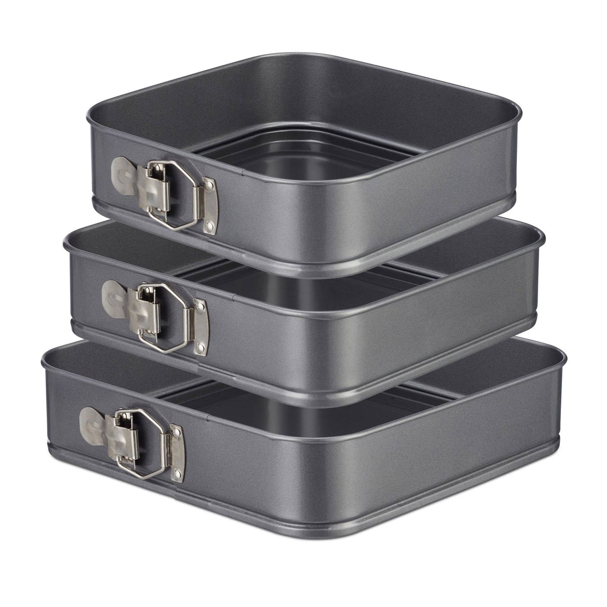 Square baking tins set of 3