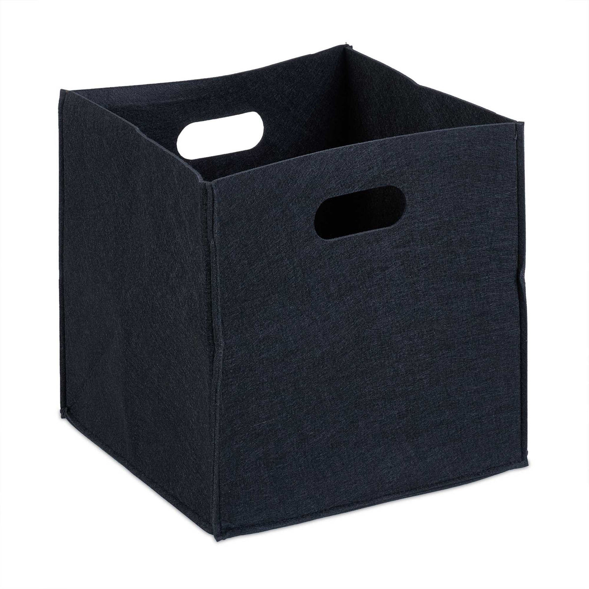 Square basket in felt