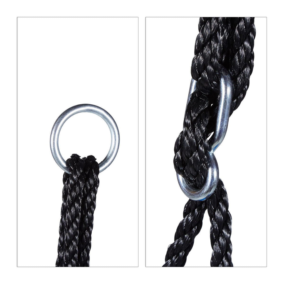 Square bird bow swing for outdoor use