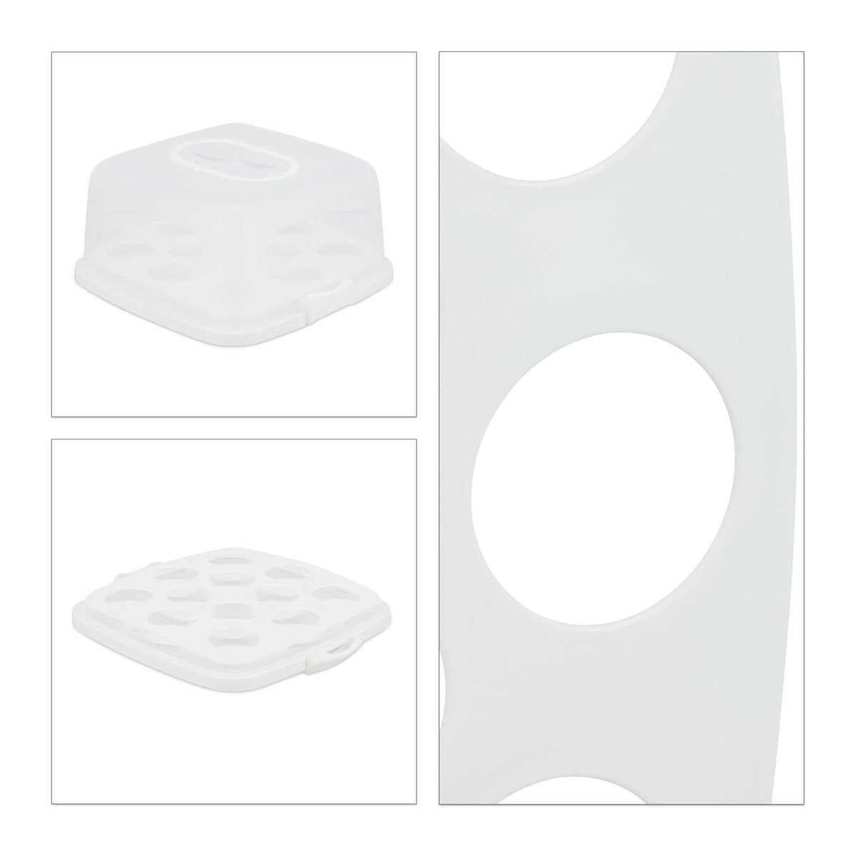 Square cake box