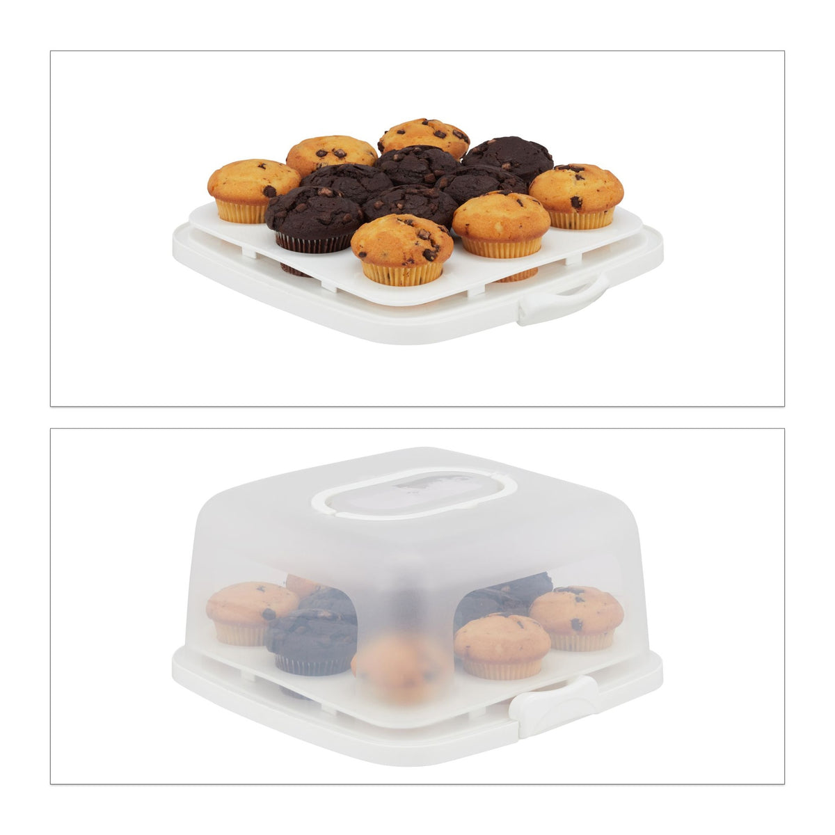 Square cake box