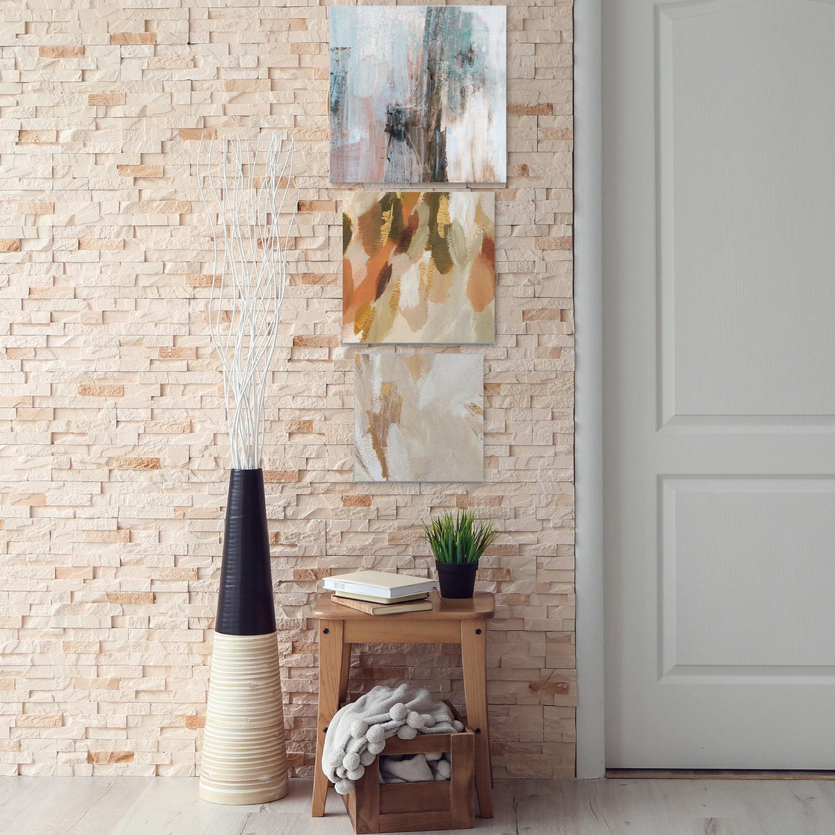 Square canvas set of 16