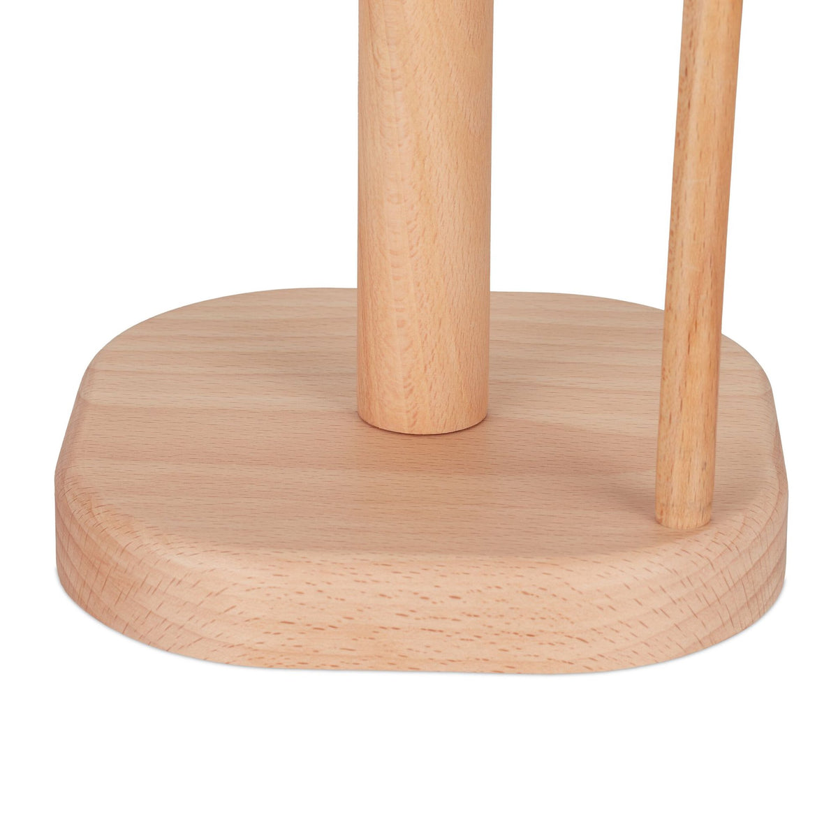 Square kitchen roll holder in wood