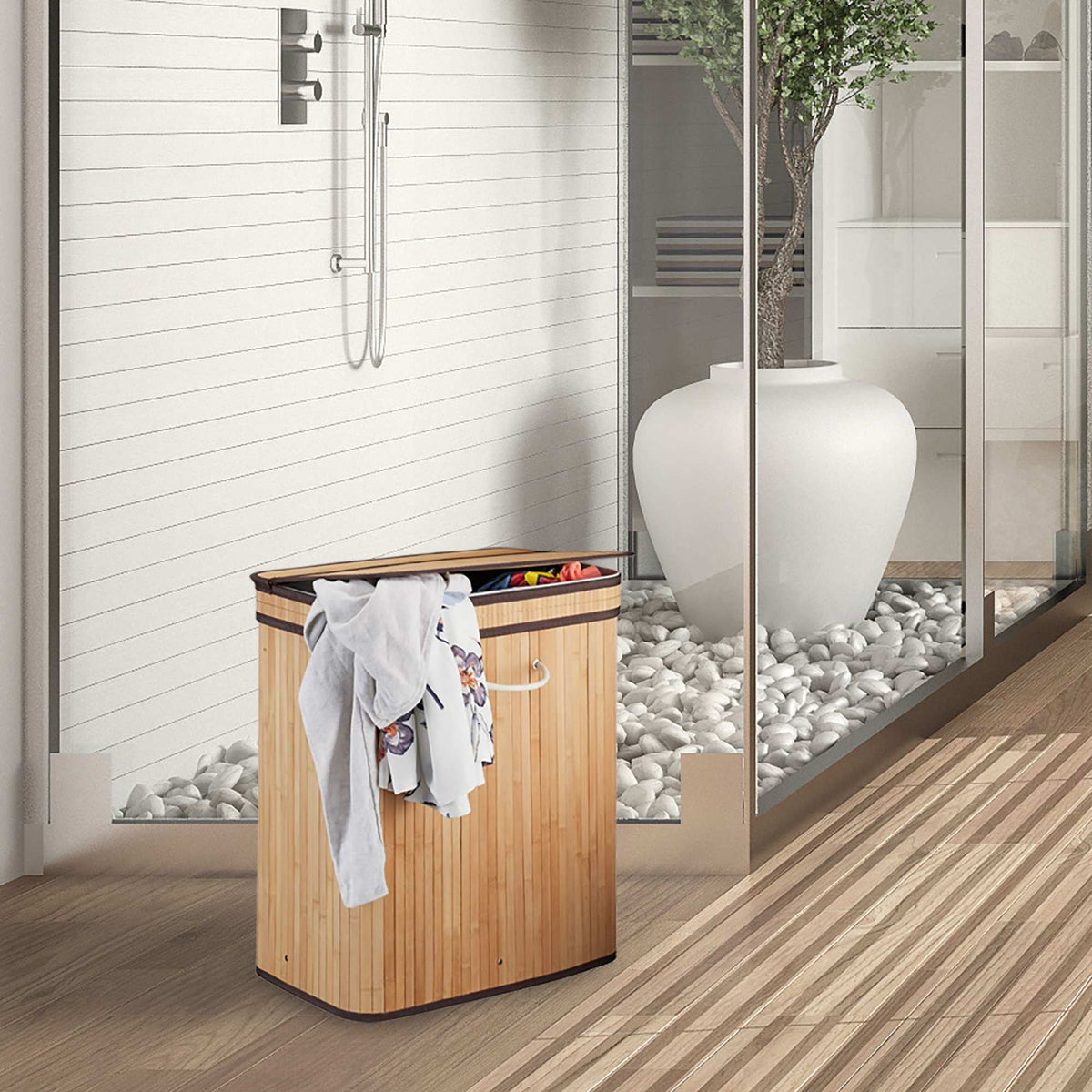 Square laundry basket