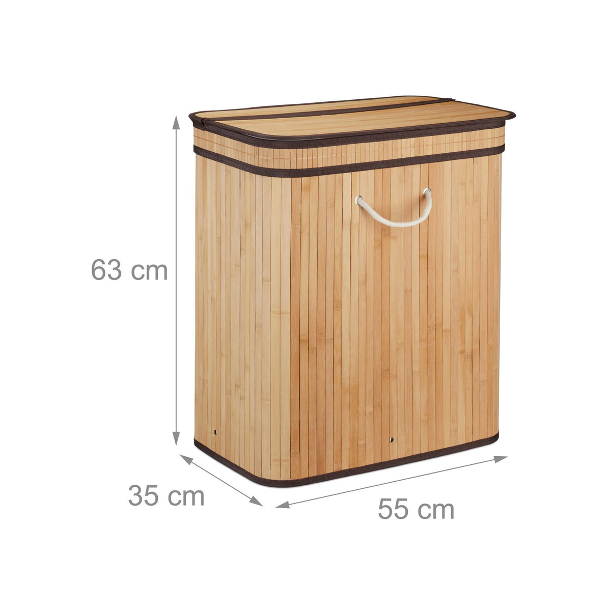 Square laundry basket
