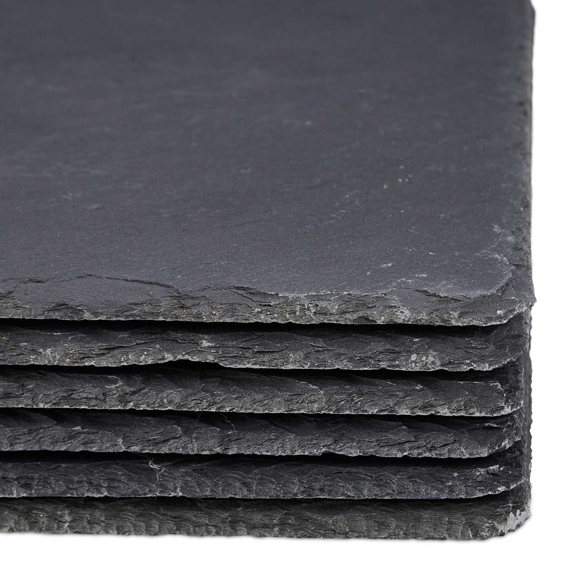 Square slate tiles in sets of 6