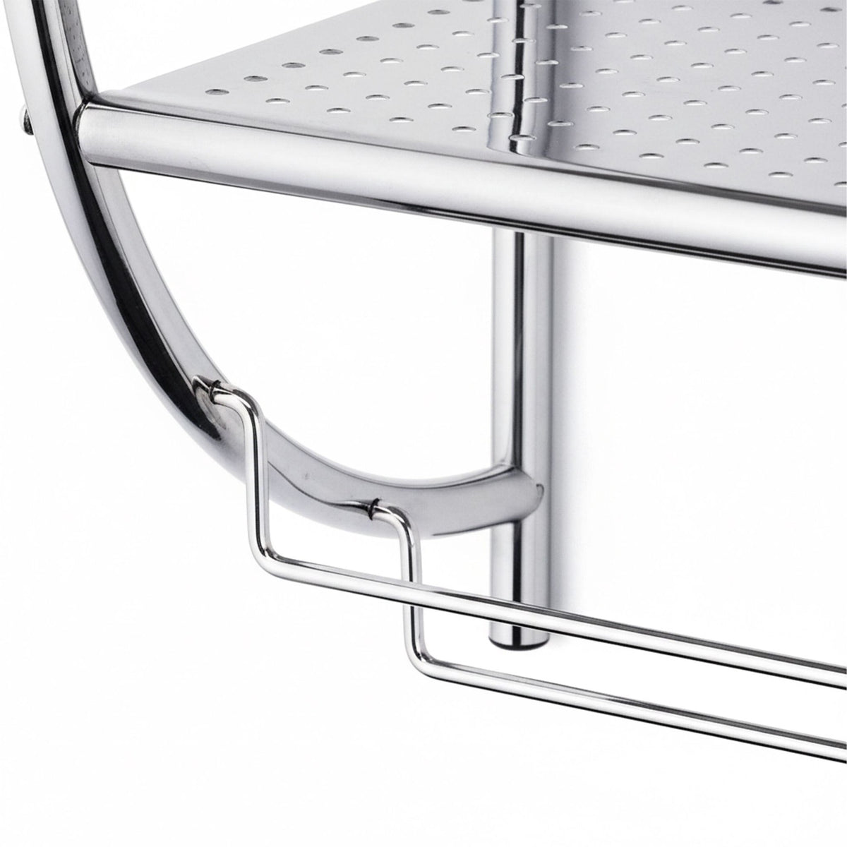Stainless Steel Bathroom Shelf with Towel Rails