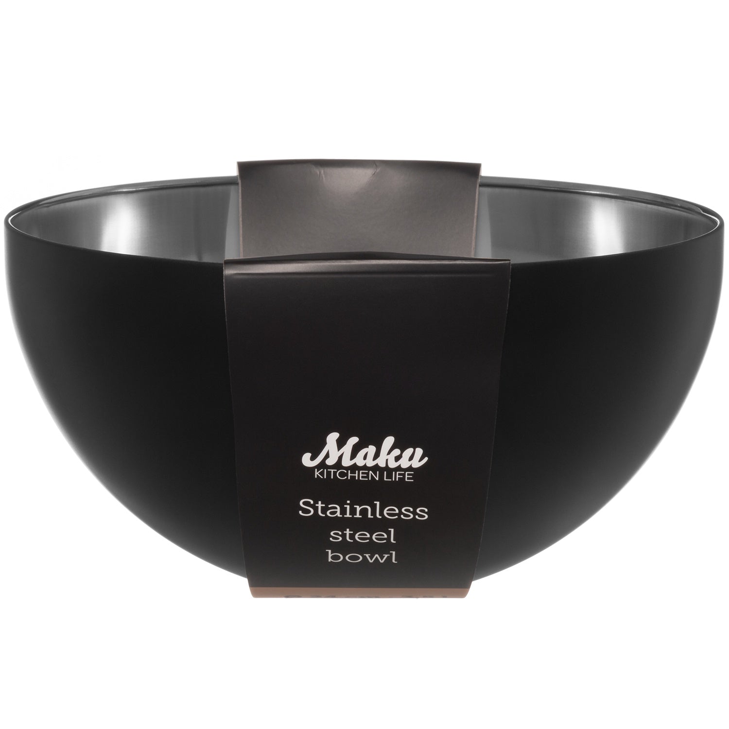Stainless Steel Bowl 3.5L, 24 cm, Black, Dishwasher Safe