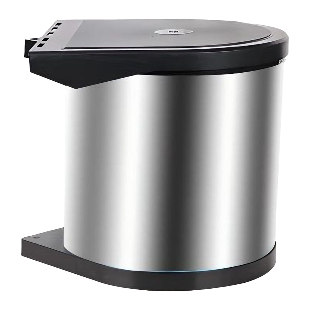 Stainless Steel Built-In Swing-Lid Kitchen Bin