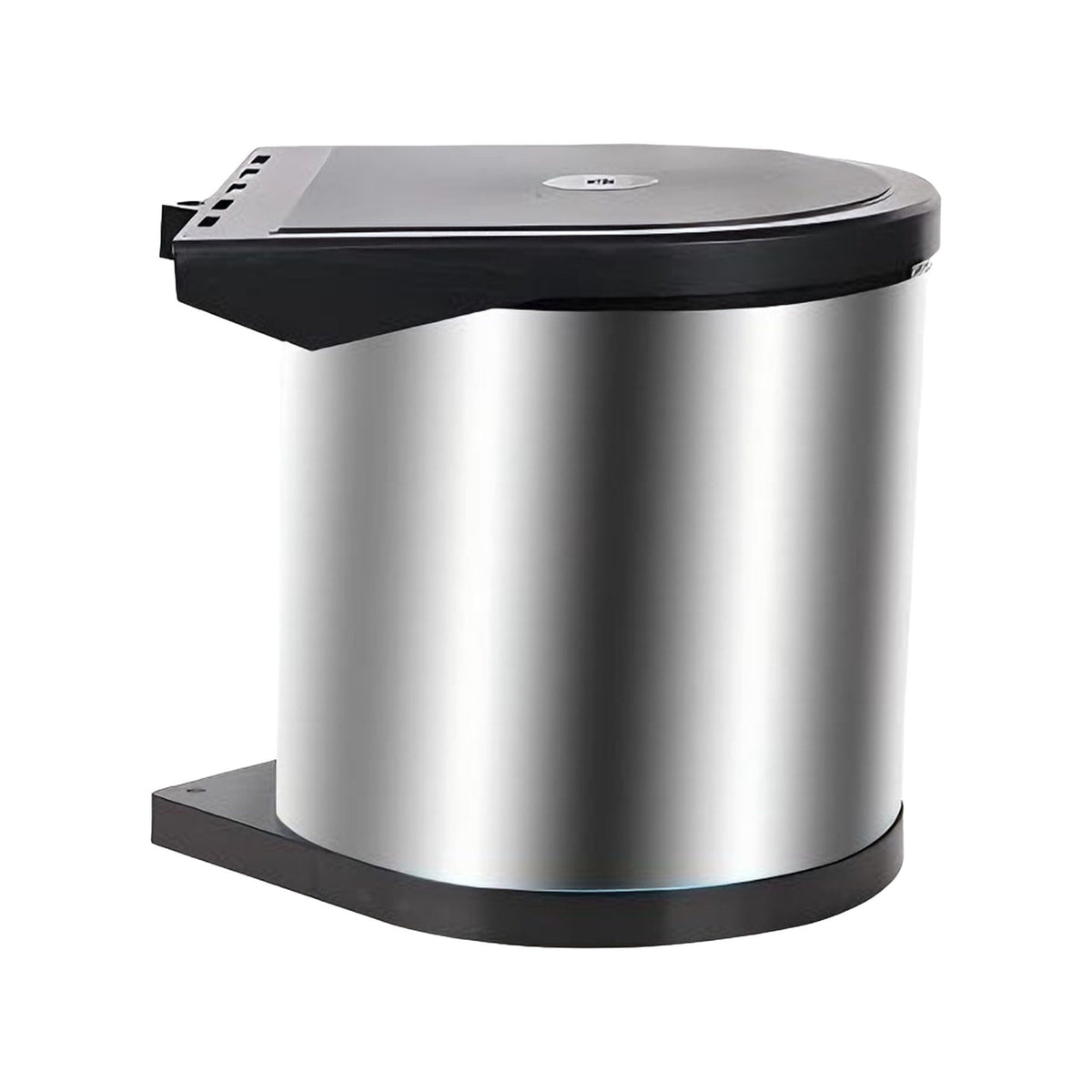 Stainless Steel Built-In Swing-Lid Kitchen Bin